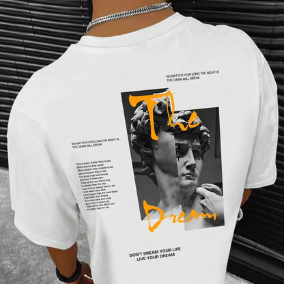 Dream Life Men's Cotton Streetwear Tee